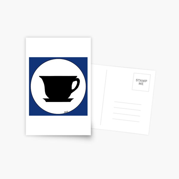 Dishman costume logo The Mundane Adventures of Dishman Postcard