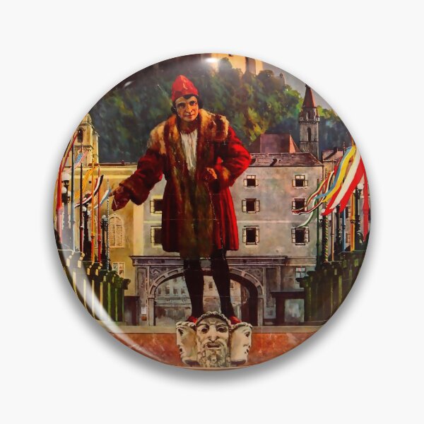 Item preview, Salzbourg Autriche vintage travel poster designed and sold by stickart-marek.