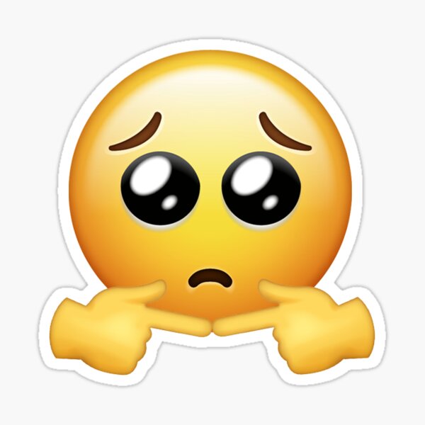 Shy Sad Emoji Fingers\