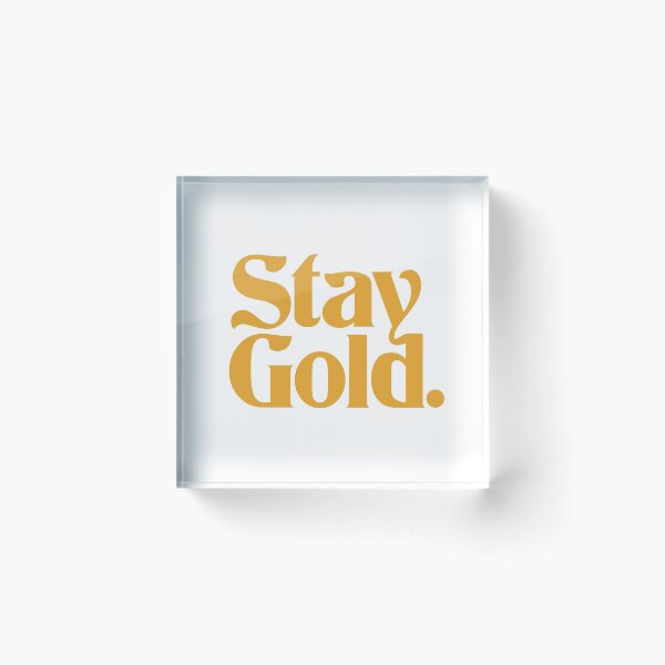 Item preview, Stay Gold Funky Typography Logo designed and sold by 80sKidd.