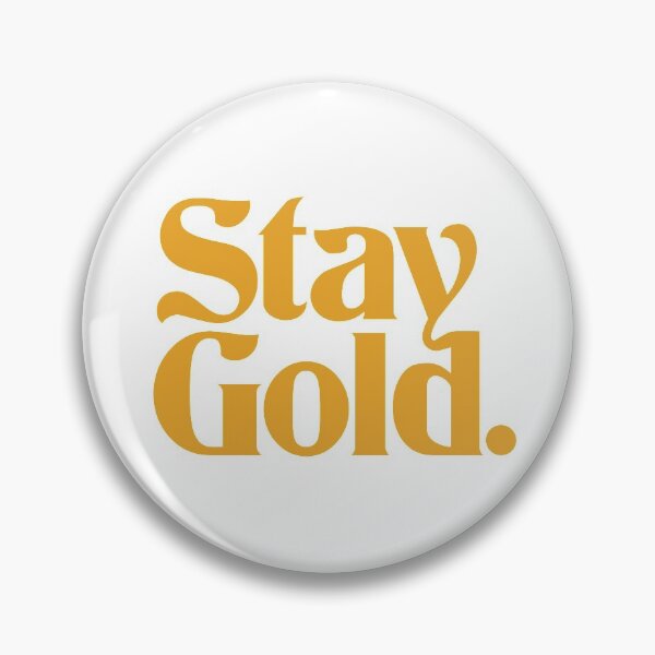 Item preview, Stay Gold Funky Typography Logo designed and sold by 80sKidd.