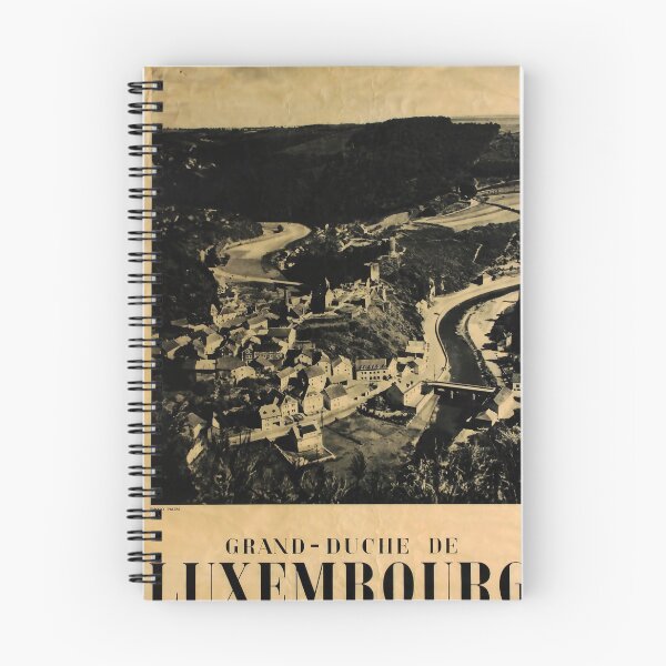 Item preview, Grand-Duche de Luxembourg vintage travel poster designed and sold by stickart-marek.
