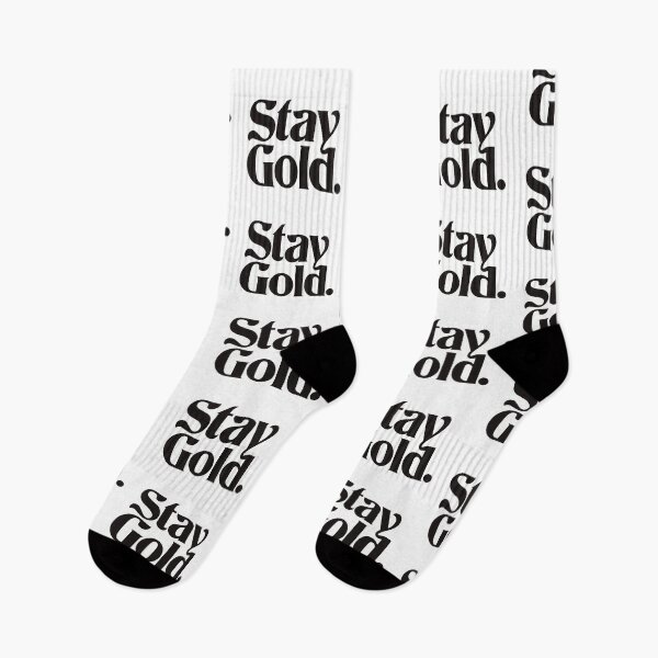 Item preview, Stay Gold Funky Typography Logo (Black) designed and sold by 80sKidd.