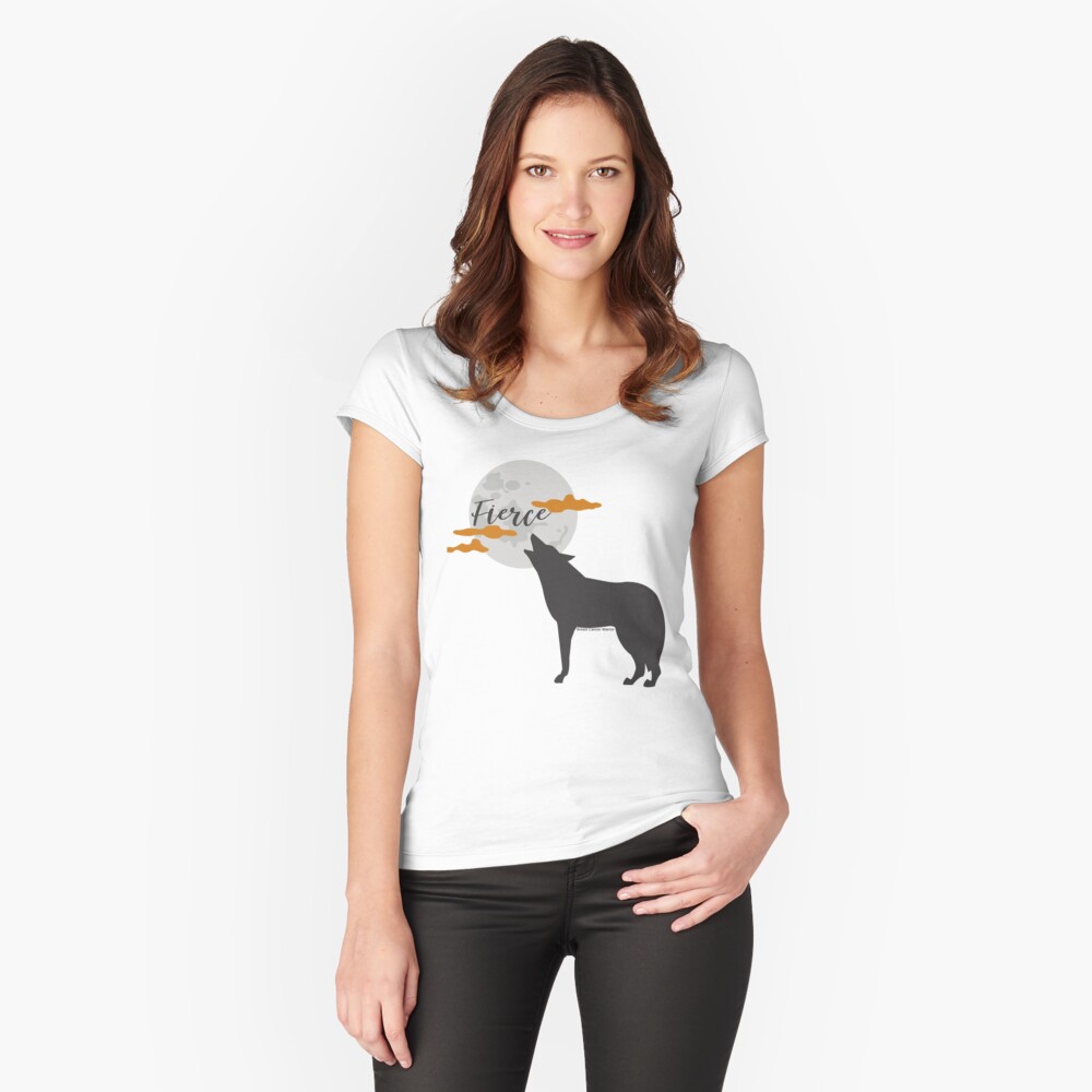 Item preview, Fitted Scoop T-Shirt designed and sold by MamaCre8s.