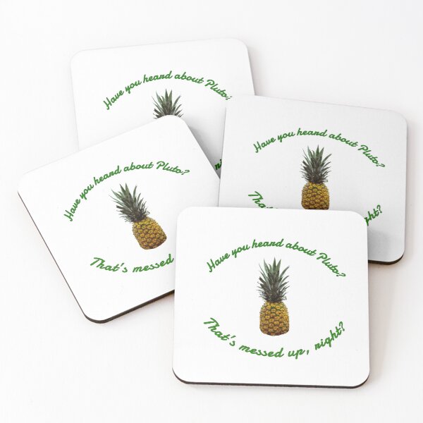Item preview, Psych pluto reference with pineapple designed and sold by kaylacraft3.