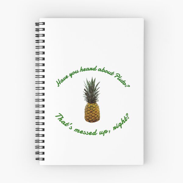 Artikelvorschau, Psych Pluto Referenz mit Ananas entworfen und verkauft von kaylacraft3.