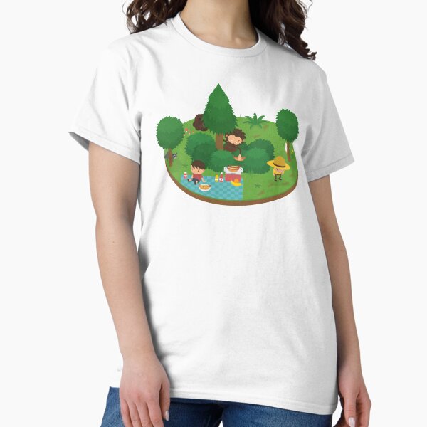 Vista previa del artículo con la obra «Picnic flotante de Sasquatch disimulado», diseñado y vendido por rac7games.