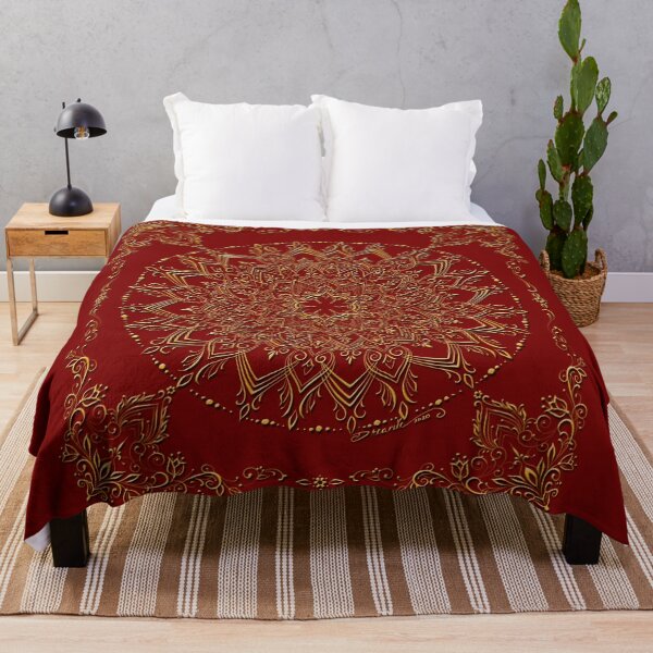 Item preview, Dreamie's Mandala in Red designed and sold by dreamie09.