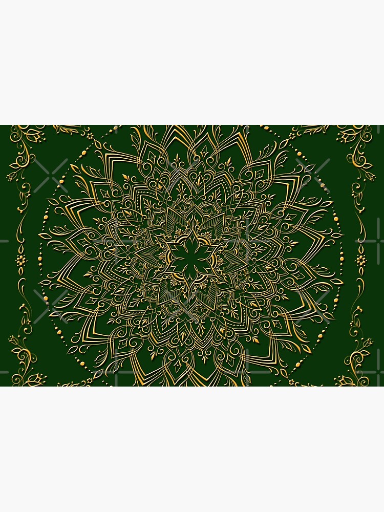 Dreamie's Mandala inGreen by dreamie09
