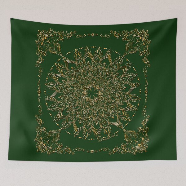 Item preview, Dreamie's Mandala inGreen designed and sold by dreamie09.