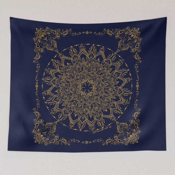 Item preview, Dreamie's Mandala in Royal Blue designed and sold by dreamie09.