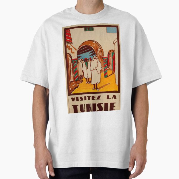 Item preview, Tunisie vintage travel poster designed and sold by stickart-marek.