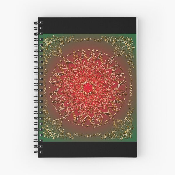 Item preview, Dreamie's Mandala in Reds and Greens designed and sold by dreamie09.