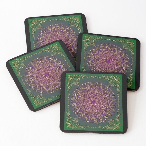 Item preview, Dreamie's Mandala in Peacock Green designed and sold by dreamie09.