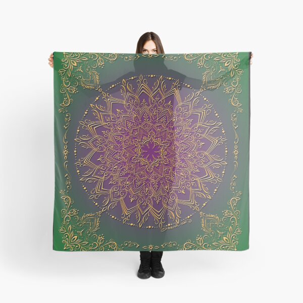 Item preview, Dreamie's Mandala in Peacock Green designed and sold by dreamie09.