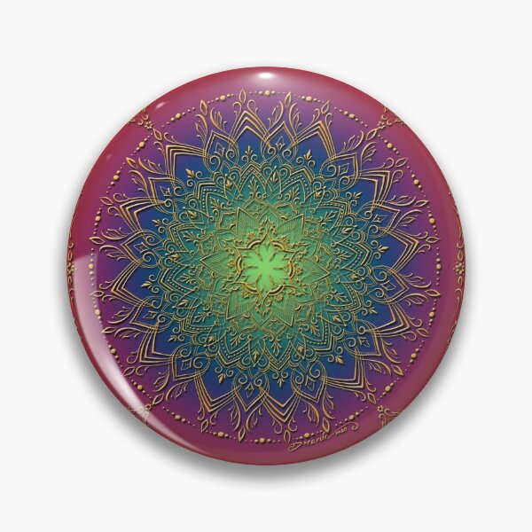 Item preview, Dreamie's Mandala in Psychedelic Rainbow designed and sold by dreamie09.