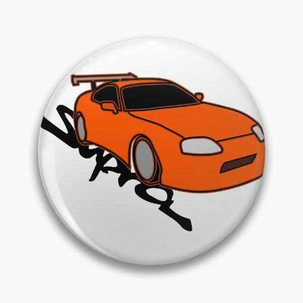 Item preview, Toyota Supra Orange designed and sold by SnotDesigns.