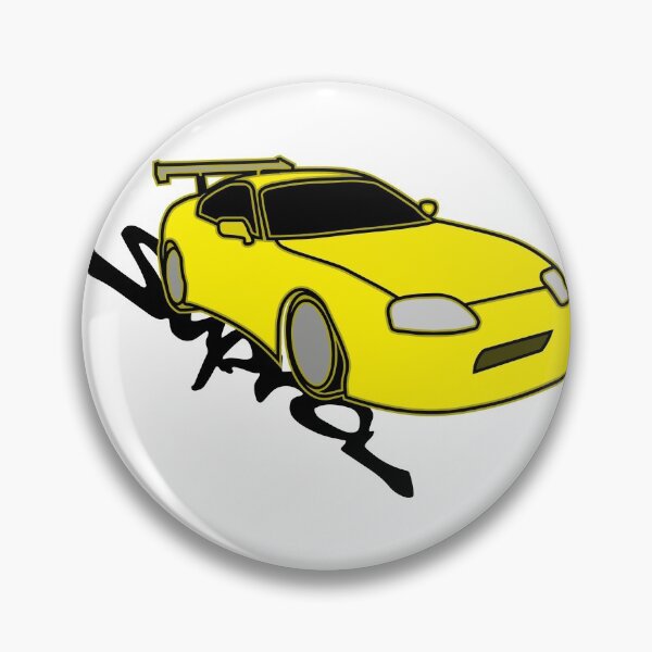 Item preview, Toyota Supra Yellow designed and sold by SnotDesigns.