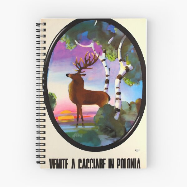 Item preview, Vente a Cacciare in Polonia vintage travel poster designed and sold by stickart-marek.