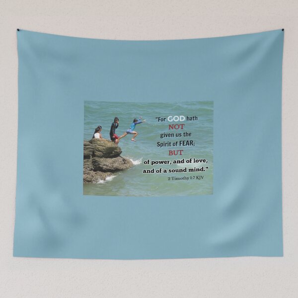 Item preview, 2 Timothy 1:7 No Fear designed and sold by Linda Walsh.
