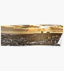 Sheffield Skyline Panorama Poster