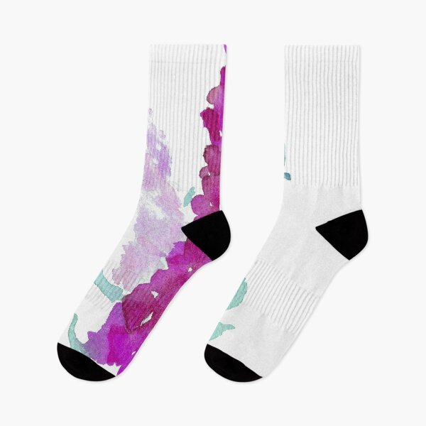 Item preview, Hollyhock Watercolor designed and sold by laurabethlove.