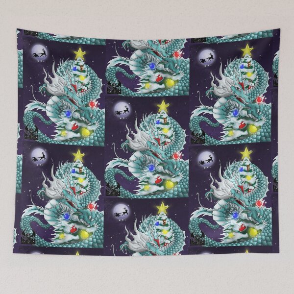 Item preview, Christmas Santa Chinese Dragon ArtofFD designed and sold by ArtofFD.