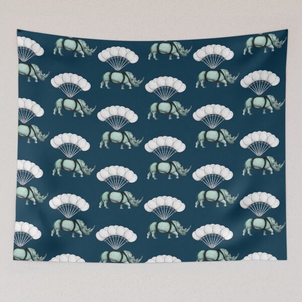 Item preview, The Rhino and The Balloons designed and sold by Flower Magic .