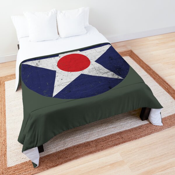 Vintage USAAC Roundel 1919-1941 distressed Comforter