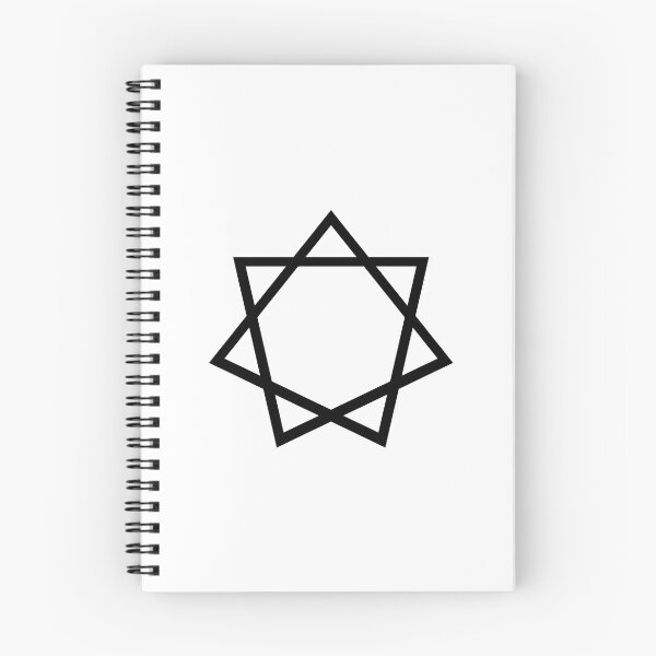 Item preview, Heptagram Symbol in black designed and sold by RetroNeon.