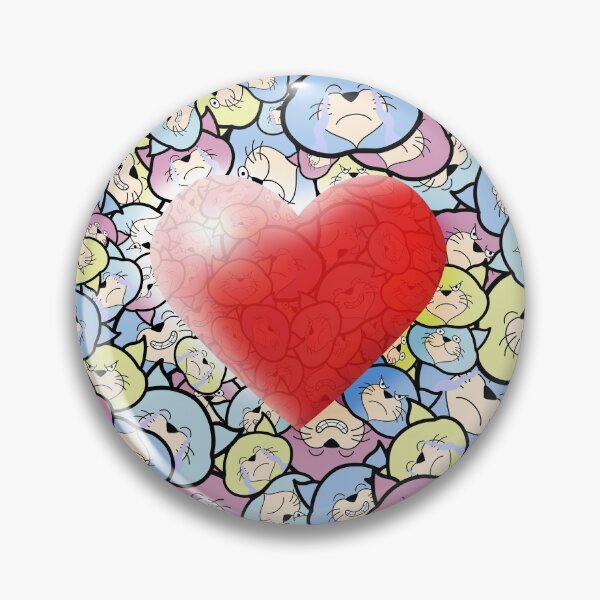 Item preview, Catty Heart designed and sold by ArtofFD.
