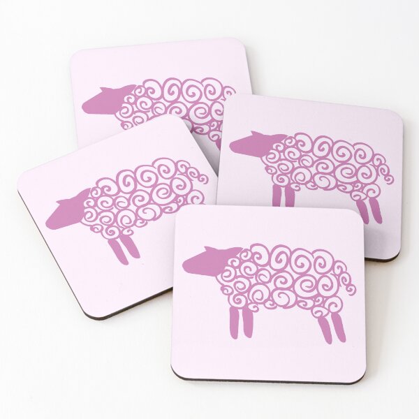 Item preview, Fluffy Sheep glyph (pink) designed and sold by Argent Whiskers.