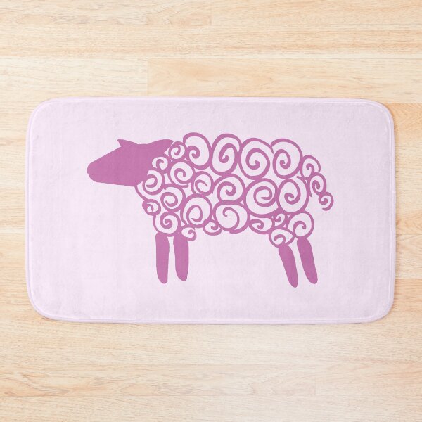 Item preview, Fluffy Sheep glyph (pink) designed and sold by Argent Whiskers.