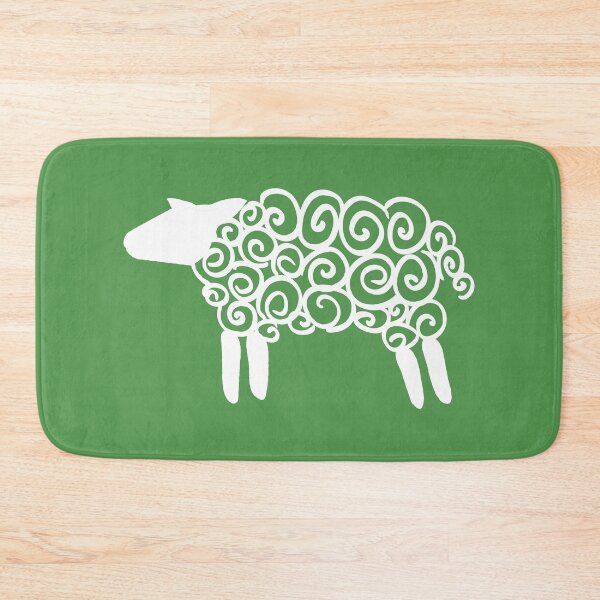 Item preview, Fluffy Sheep glyph (white) designed and sold by Argent Whiskers.