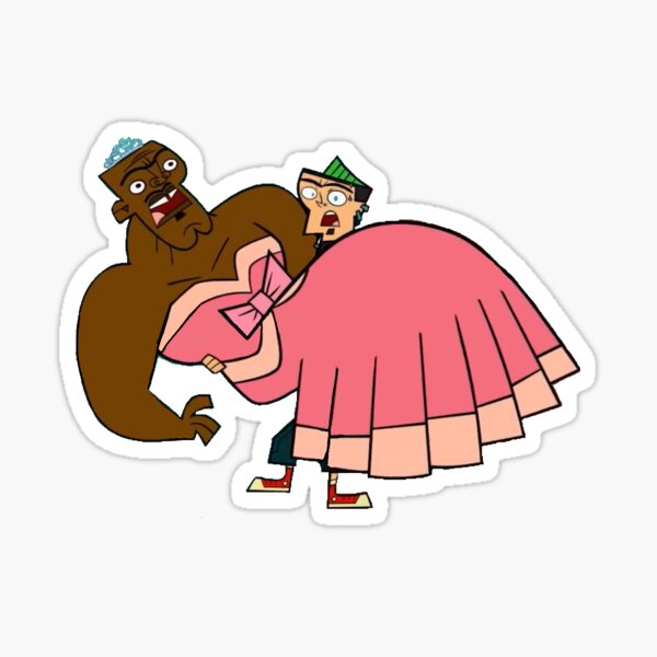 Duncan and Chef from total drama Sticker