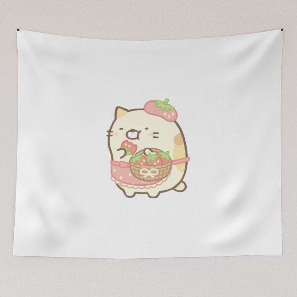 Item preview, Sumikko Gurashi strawberry cat designed and sold by Gabbie i.