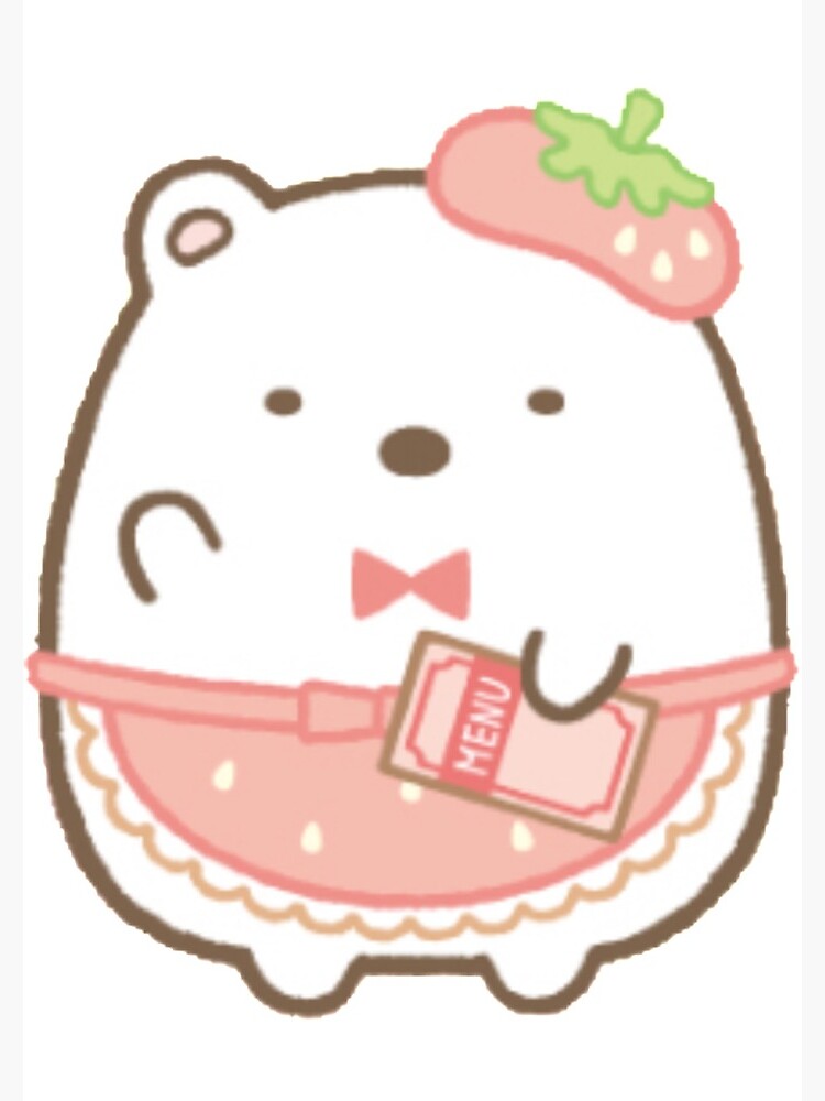 sumikko gurashi strawberry polar bear Journal