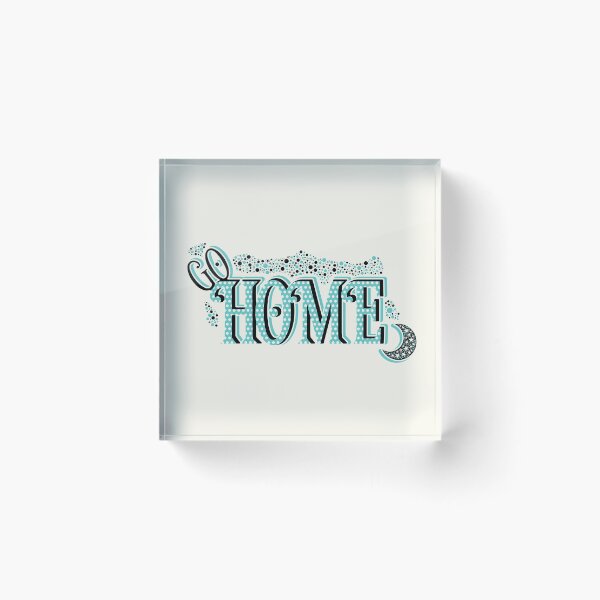 Item preview, Go Home Polka Dot Star Lettering designed and sold by stephensking.