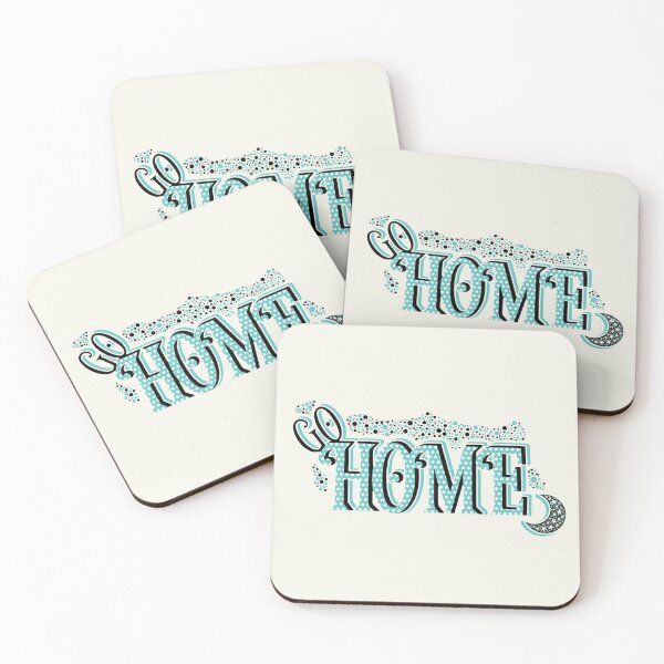 Item preview, Go Home Polka Dot Star Lettering designed and sold by stephensking.