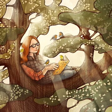 Artwork thumbnail, Spring Read by Mint & Scribble