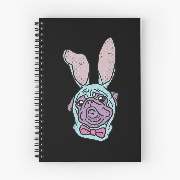 Item preview, Vaporwave Pugs Bunny Aesthetic Easter designed and sold by 33ink.