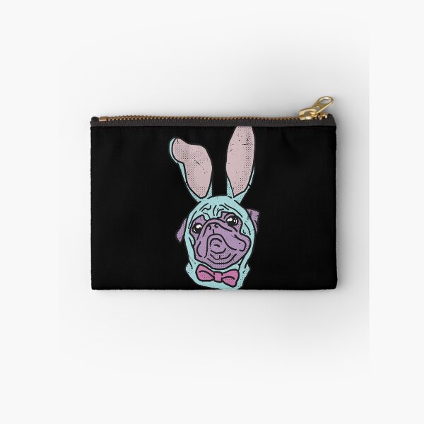 Item preview, Vaporwave Pugs Bunny Aesthetic Easter designed and sold by 33ink.