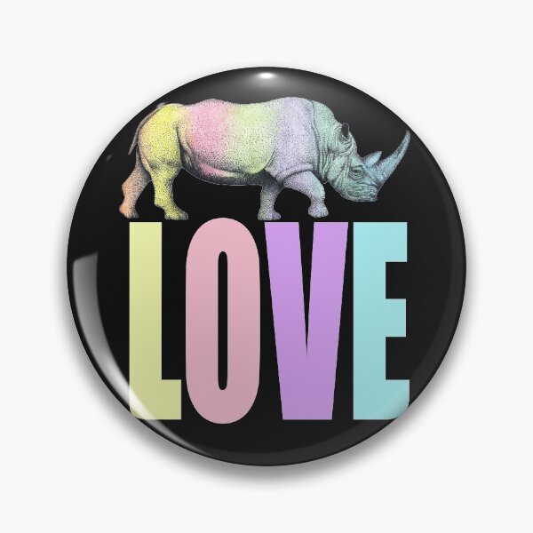 Item preview, I love Rhinos designed and sold by Flower Magic .