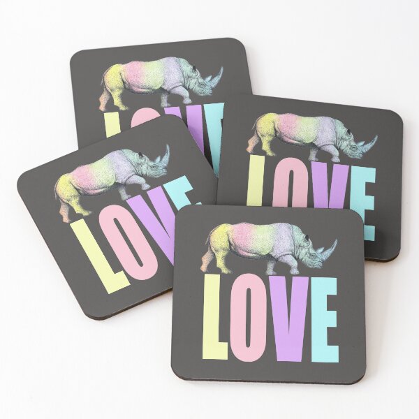 Item preview, I love Rhinos designed and sold by Flower Magic .