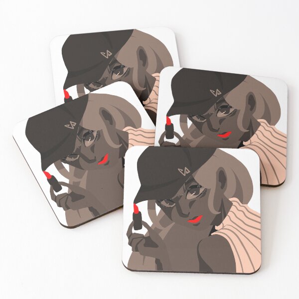 Item preview, Red lipstick on monochrome  designed and sold by Ninami15.