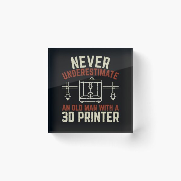 Item preview, Old Man 3D Printer Printing designed and sold by Marcid95.