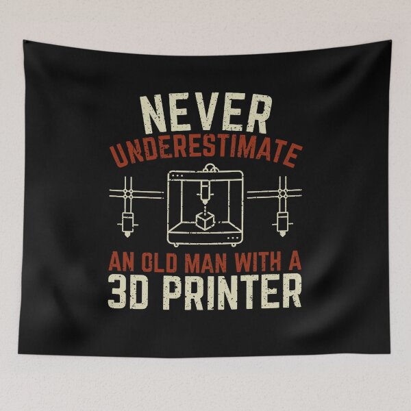Item preview, Old Man 3D Printer Printing designed and sold by Marcid95.