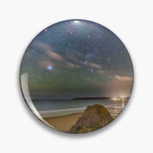 Item preview, Three Cliffs Bay, Gower at Night with Sirius designed and sold by Dan Santillo.