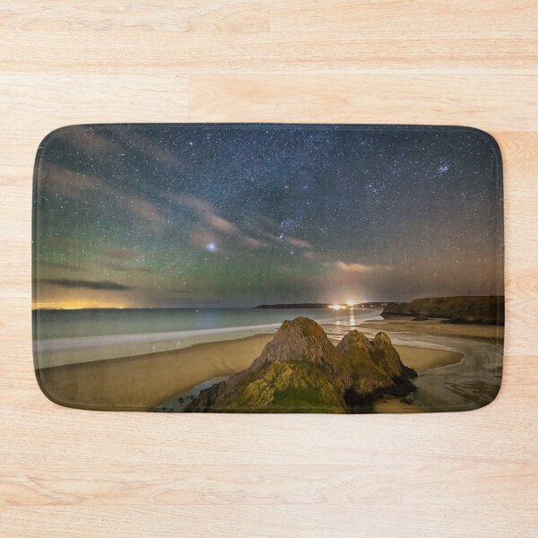 Item preview, Three Cliffs Bay, Gower at Night with Sirius designed and sold by Dan Santillo.