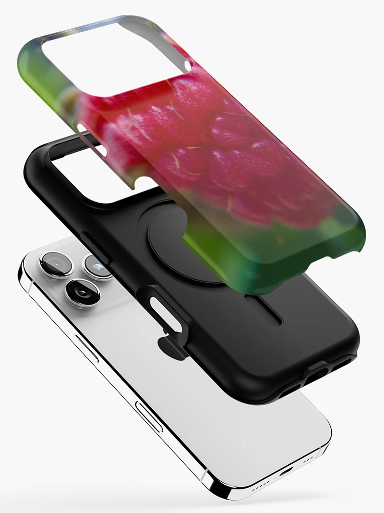 Thumbnail 2 of 4, iPhone Case, Freshly Grown Raspberry designed and sold by Akitsu.